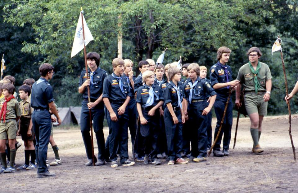 Oro Skautai Rakas Stovykla vasara 1977 metais